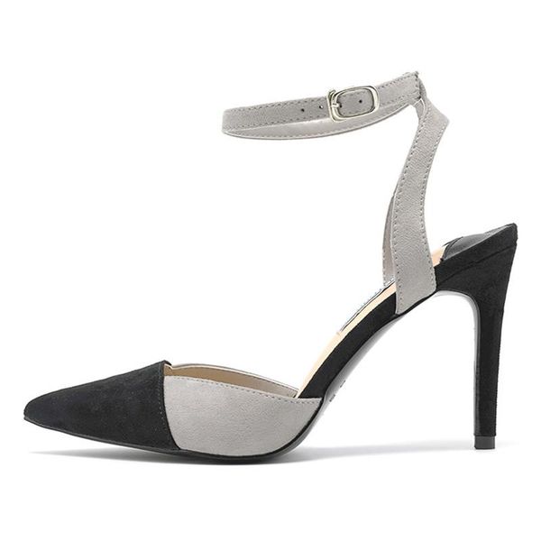 summer fashion pointed toe female stiletto high heels color matching all-match sandals, Black
summer fashion pointed toe female stiletto high heels color matching all-match sandals, Black