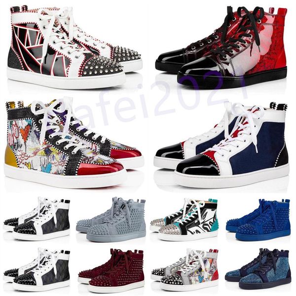 mens casual shoes women outdoor red bottoms shoe studded spikes loafers sneakers suede leather flats ttrainers jogging des chaussures a48, Black
mens casual shoes women outdoor red bottoms shoe studded spikes loafers sneakers suede leather flats ttrainers jogging des chaussures a48, Black