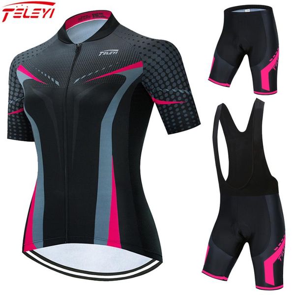 racing sets teleyi 2021 cycling clothing women set summer bike breathable anti-uv bicycle wear short sleeve jersey, Black;blue
racing sets teleyi 2021 cycling clothing women set summer bike breathable anti-uv bicycle wear short sleeve jersey, Black;blue