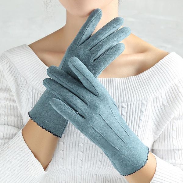 sports gloves slim vintage windproof touch screen women winter full finger hand warmer suede glove female young students wholesale g027, Black
sports gloves slim vintage windproof touch screen women winter full finger hand warmer suede glove female young students wholesale g027, Black