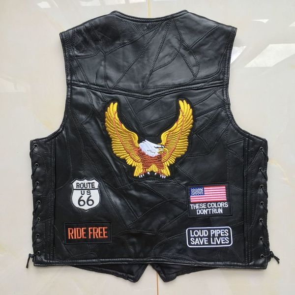 men's sheep vt, fashionable embroidered motorcycle cloth, svels letter et., Black
men's sheep vt, fashionable embroidered motorcycle cloth, svels letter et., Black