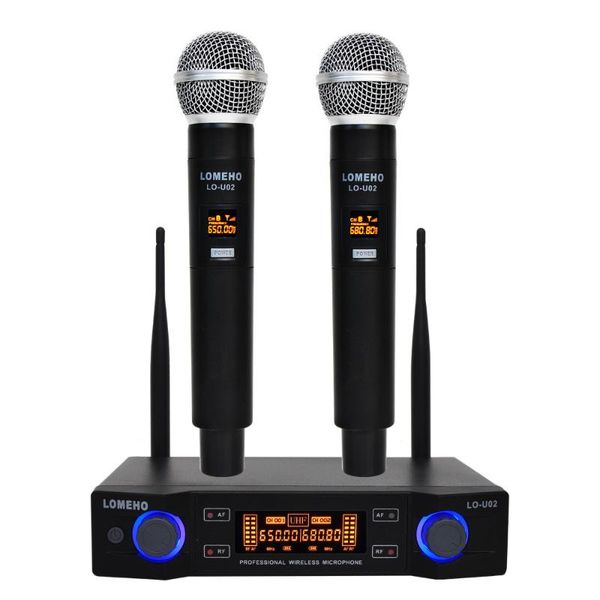 microphones easy-to-use professional 2 handheld uhf frequencies dynamic channel wireless microphone for karaoke system
microphones easy-to-use professional 2 handheld uhf frequencies dynamic channel wireless microphone for karaoke system