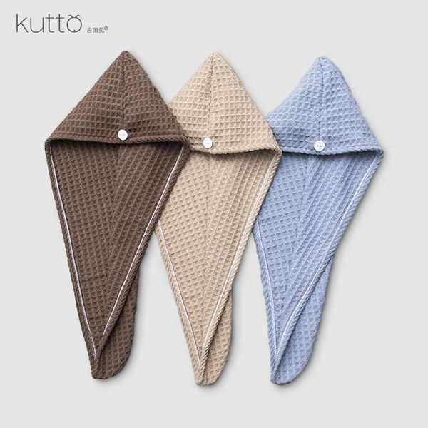 towel waffle dry hat superabsorbent quick thickened fiber household shampoo