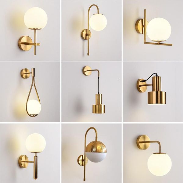wall lamp nordic simple round glass golden wrought iron plating single head living room bedroom bedside
wall lamp nordic simple round glass golden wrought iron plating single head living room bedroom bedside