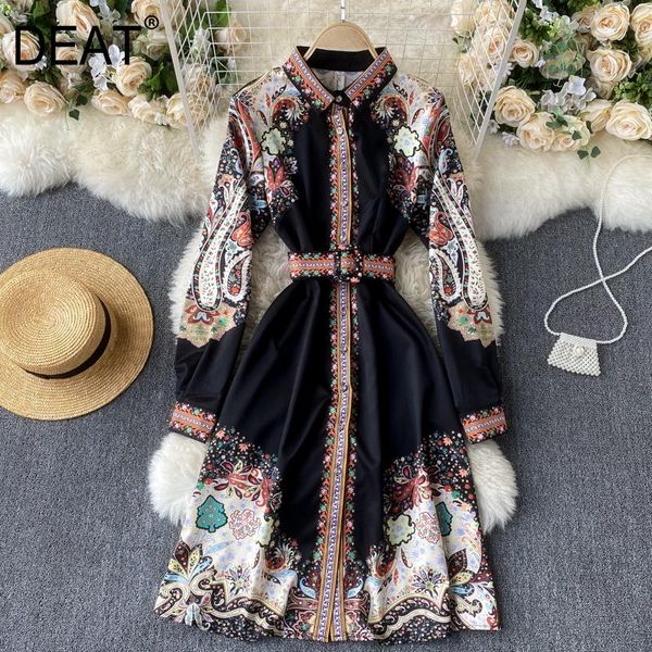casual dresses deat 2021 spring and summer fashion printed long sleeve sashe turn-down collar thin waist short dress women sj103, Black;gray
casual dresses deat 2021 spring and summer fashion printed long sleeve sashe turn-down collar thin waist short dress women sj103, Black;gray