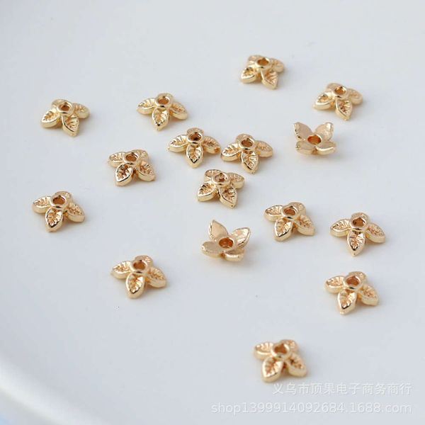 14k bag gold color protection flower clover, 6mm pearl receptacle, diy jewelry accessories, bracelet, necklace materials, 100, Black
14k bag gold color protection flower clover, 6mm pearl receptacle, diy jewelry accessories, bracelet, necklace materials, 100, Black