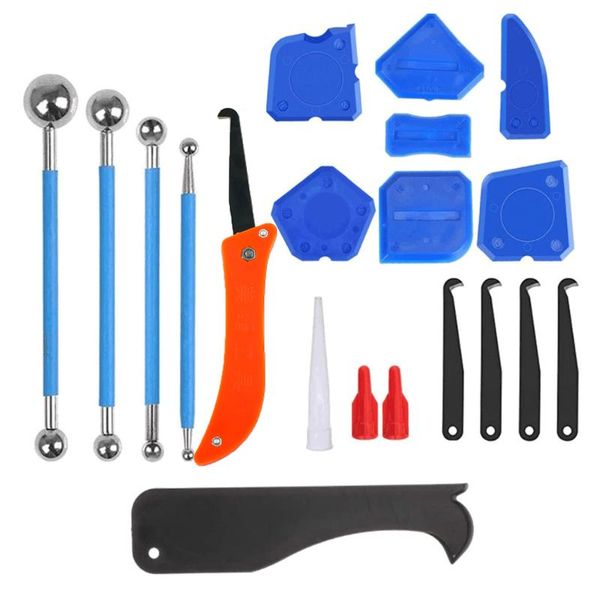 professional hand tool sets 20pcs sink joint caulking kit manual puller scraper remover grouting kitchen squeegee silicone sealant finishing
professional hand tool sets 20pcs sink joint caulking kit manual puller scraper remover grouting kitchen squeegee silicone sealant finishing