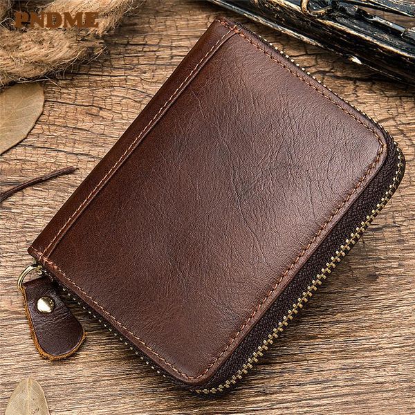 card holders pndme simple vintage genuine leather wallet luxury cowhide waterproof business holder id purse, Brown;gray
card holders pndme simple vintage genuine leather wallet luxury cowhide waterproof business holder id purse, Brown;gray