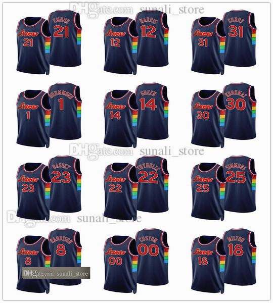 2022 city 75th navy jerseys basketball tobias 12 harris joel 21 embiid danny green seth curry tyrese maxey matisse thybulle andre drummond f, Black;red
2022 city 75th navy jerseys basketball tobias 12 harris joel 21 embiid danny green seth curry tyrese maxey matisse thybulle andre drummond f, Black;red