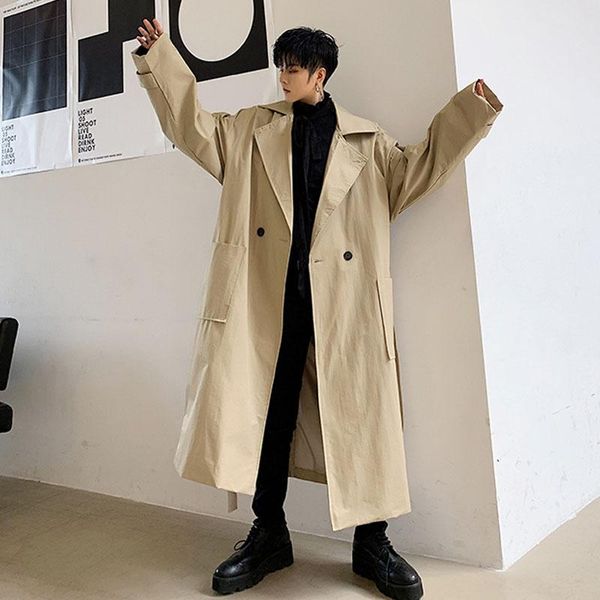 men's trench coats male women spring autumn vintage streetwear hip hop jacket overcoat men loose casual long windbreaker coat outerwear, Tan;black
men's trench coats male women spring autumn vintage streetwear hip hop jacket overcoat men loose casual long windbreaker coat outerwear, Tan;black