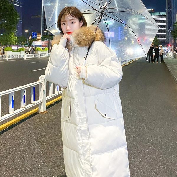 women's down & parkas winter woman jacket korean style long womens coat thicken clothes women hooded big fur collar 2021 wpy1510, Black
women's down & parkas winter woman jacket korean style long womens coat thicken clothes women hooded big fur collar 2021 wpy1510, Black