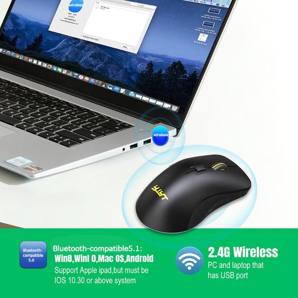 mice g856 2.4ghz bluetooth-compatible gaming optical mouse ergonomic 3 gears 2400 dpi adjustable rechargeable colorful backlight
mice g856 2.4ghz bluetooth-compatible gaming optical mouse ergonomic 3 gears 2400 dpi adjustable rechargeable colorful backlight