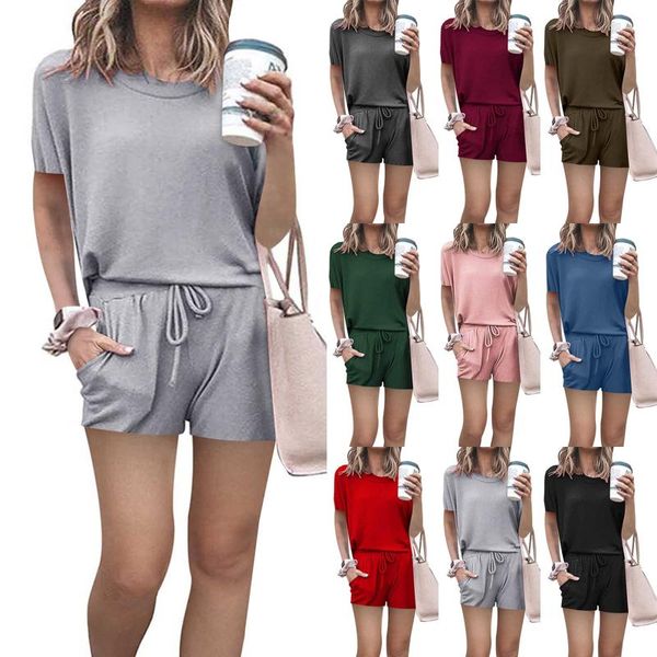 women's tracksuits women fashion o-neck solid pullover short sleeve bandage loose pants sweatsuits female casual sports set, Gray
women's tracksuits women fashion o-neck solid pullover short sleeve bandage loose pants sweatsuits female casual sports set, Gray