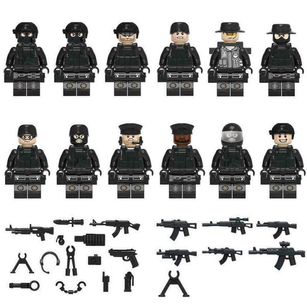 children toys military special forces soldiers bricks figures car guns weapons compatible armed swat building blocks kids gifts
children toys military special forces soldiers bricks figures car guns weapons compatible armed swat building blocks kids gifts