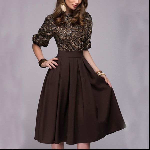 elegant spring and autumn womens dress o neck 3 4 sleeve knee length with ruffles office vestidos, Black;gray
elegant spring and autumn womens dress o neck 3 4 sleeve knee length with ruffles office vestidos, Black;gray