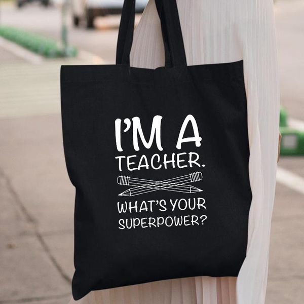 evening bags women's bag i'm a teacher what's your superpower life shoulder cotton shopper eco friendly handbag femme
evening bags women's bag i'm a teacher what's your superpower life shoulder cotton shopper eco friendly handbag femme