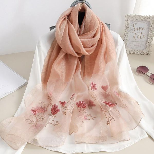 scarves summer light thin silk wool scarf female long shawl women sunscreen bandana floral embroidery mori girl cute soft stoles, Blue;gray
scarves summer light thin silk wool scarf female long shawl women sunscreen bandana floral embroidery mori girl cute soft stoles, Blue;gray