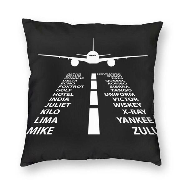 cushion/decorative pillow phonetic alphabet pilot airplane throw cover home decor square air fighter cushion pillowcover for living room 
cushion/decorative pillow phonetic alphabet pilot airplane throw cover home decor square air fighter cushion pillowcover for living room