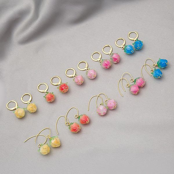 hoop & huggie minar korean japan colorful peach hook earrings for women gold color alloy fruit resin bud drop dangle pendientes 2021, Golden;silver
hoop & huggie minar korean japan colorful peach hook earrings for women gold color alloy fruit resin bud drop dangle pendientes 2021, Golden;silver