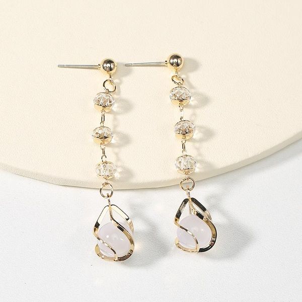 dangle & chandelier 925 silver needle cat's eye crystal earrings korean temperament long tassel simple
dangle & chandelier 925 silver needle cat's eye crystal earrings korean temperament long tassel simple