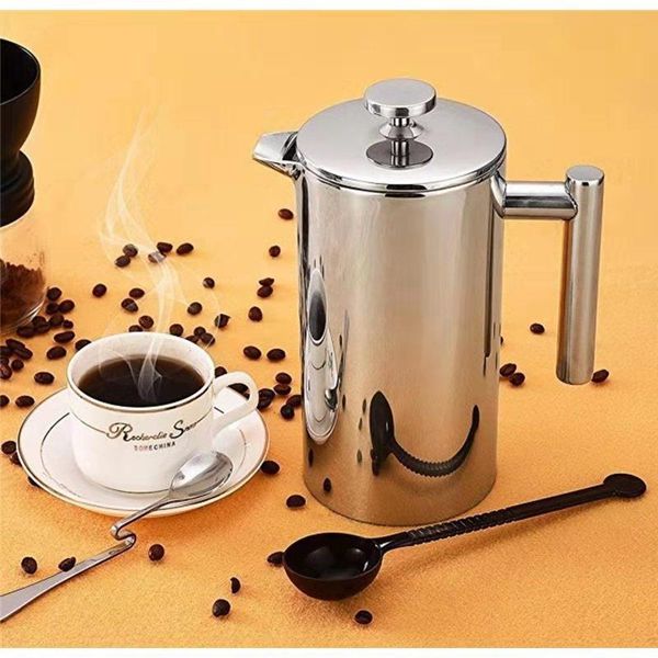 coffee pots french press maker double wall stainless steel insulated tea pot giving filter baskets kitchen barista tools
coffee pots french press maker double wall stainless steel insulated tea pot giving filter baskets kitchen barista tools