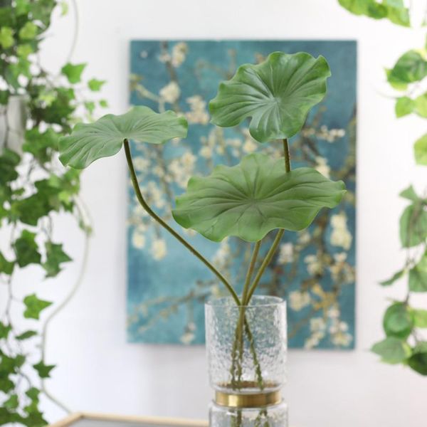 1pc feel simulation lotus leaf artificial flower with pole home water surface pond decorative diy fake green plant flowers & wreaths
1pc feel simulation lotus leaf artificial flower with pole home water surface pond decorative diy fake green plant flowers & wreaths