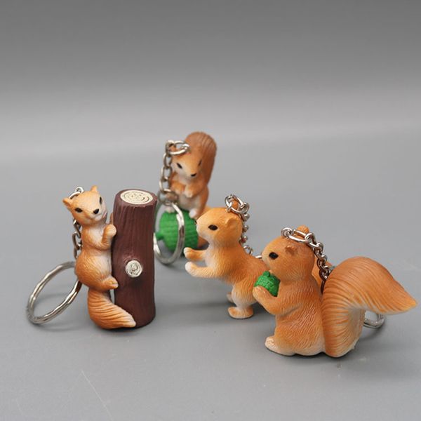 10Pieces/Lot A set of 4 pieces of 2 colors cute squirrel doll keychain small animal men and women bag pendant accessory zoo
10Pieces/Lot A set of 4 pieces of 2 colors cute squirrel doll keychain small animal men and women bag pendant accessory zoo
