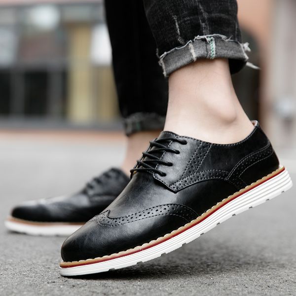 genuine leather men casual shoes fashion british brogue shoes lace-up luxury party dress shoes men oxfords plus size 38-48
genuine leather men casual shoes fashion british brogue shoes lace-up luxury party dress shoes men oxfords plus size 38-48