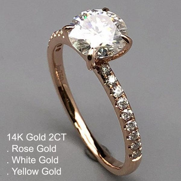 cluster rings 14k gold 2 moissanite diamond ring women luxury round classic trendy wedding party engagement anniversary 2ct d color, Golden;silver
cluster rings 14k gold 2 moissanite diamond ring women luxury round classic trendy wedding party engagement anniversary 2ct d color, Golden;silver