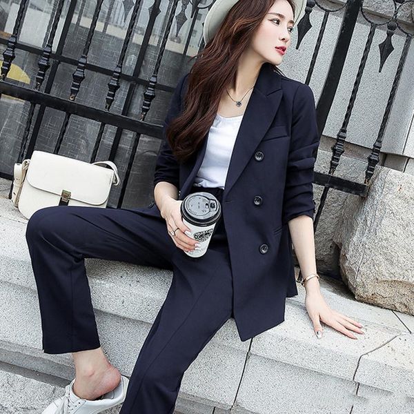 women's suits & blazers customized lady double-breasted fashion suit two-piece (jacket + pants) business formal, White;black
women's suits & blazers customized lady double-breasted fashion suit two-piece (jacket + pants) business formal, White;black
