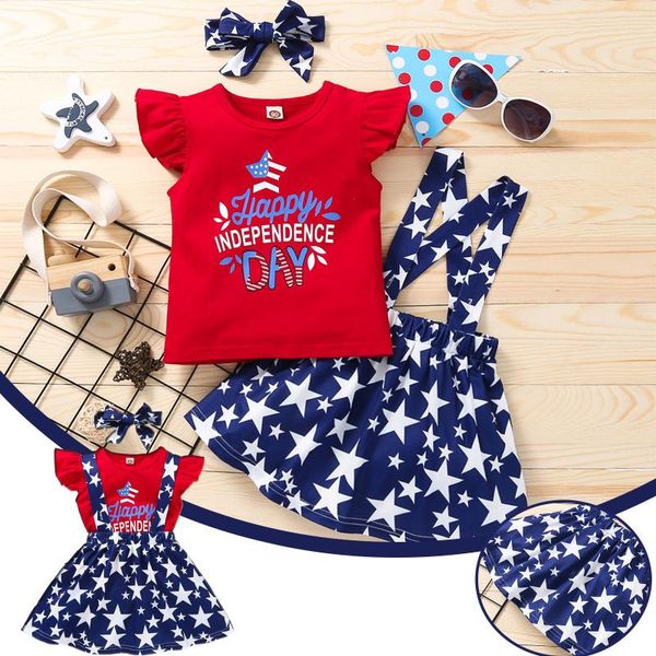 clothing sets toddler kid girl clothes set independence day strap skirt headband 4th of july outfit children girls, White
clothing sets toddler kid girl clothes set independence day strap skirt headband 4th of july outfit children girls, White