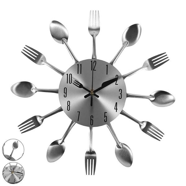 wall clocks clock watch 3d removable modern creative cutlery kitchen spoon fork mute timing drop
wall clocks clock watch 3d removable modern creative cutlery kitchen spoon fork mute timing drop