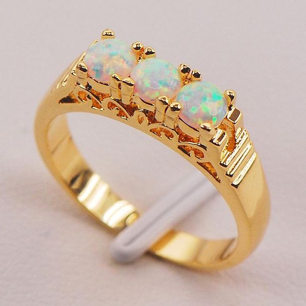 cluster rings white fire opal australia gold filled jewelry ring size 6 7 8 9 10 11 f572, Golden;silver
cluster rings white fire opal australia gold filled jewelry ring size 6 7 8 9 10 11 f572, Golden;silver