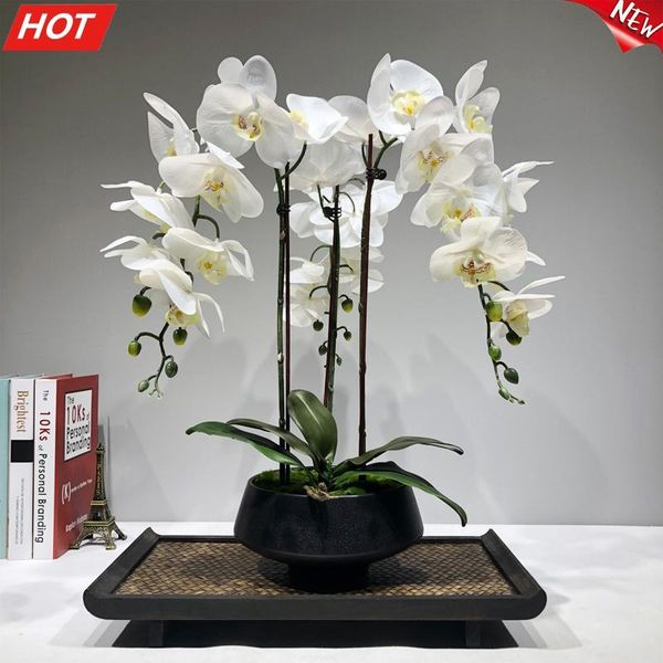 decorative flowers & wreaths large artificial orchid flower arrangement pu real touch hand feeling floor table decoration home high quality
decorative flowers & wreaths large artificial orchid flower arrangement pu real touch hand feeling floor table decoration home high quality