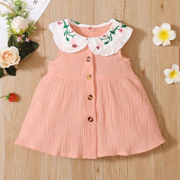girl's dresses summer baby girls dress lovely sleeveless round neck flowers embroidered for girl fashion children clothes vestidos, Red;yellow
girl's dresses summer baby girls dress lovely sleeveless round neck flowers embroidered for girl fashion children clothes vestidos, Red;yellow