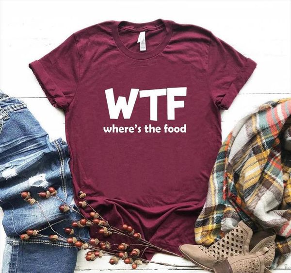 and women wtf wheres the men t shirts womens food letters print short sleeve o neck loose ladies causal tee, White;black
and women wtf wheres the men t shirts womens food letters print short sleeve o neck loose ladies causal tee, White;black