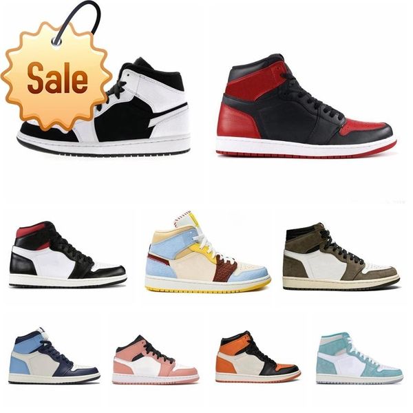 1s light smoke grey unc mens basketball shoes jumpman 1 high travis scotts dark mocha obsidian trainers mushroom sports sneakers, Black
1s light smoke grey unc mens basketball shoes jumpman 1 high travis scotts dark mocha obsidian trainers mushroom sports sneakers, Black