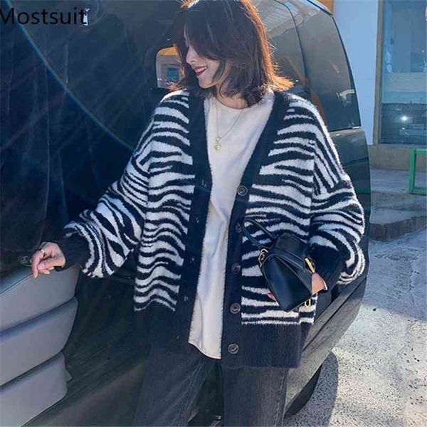 autumn winter mohair striped korean knitted cardigans sweaters women long sleeve v-neck single-breasted loose fashion 210514, White;black
autumn winter mohair striped korean knitted cardigans sweaters women long sleeve v-neck single-breasted loose fashion 210514, White;black