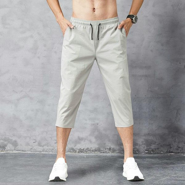 summer grey sports pants plus size men loose cropped stretch male casual drawstring lace up gray trousers boys sportswear men's, Black
summer grey sports pants plus size men loose cropped stretch male casual drawstring lace up gray trousers boys sportswear men's, Black