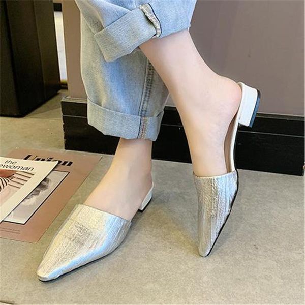 slippers european style pointed half drag female 2021 summer women with thick baotou wear low net red sandals, Black
slippers european style pointed half drag female 2021 summer women with thick baotou wear low net red sandals, Black