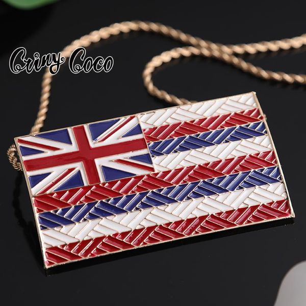 chains cring coco national flag pendant necklace enamel big gold plated chain necklaces female hawaiian jewelry for women gift, Silver
chains cring coco national flag pendant necklace enamel big gold plated chain necklaces female hawaiian jewelry for women gift, Silver