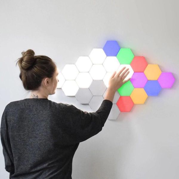 wall lamp 12pcs/set colorful diy quantum light hexagon touch sensor led hexagonal lamps magnetic creative for bedroom
wall lamp 12pcs/set colorful diy quantum light hexagon touch sensor led hexagonal lamps magnetic creative for bedroom
