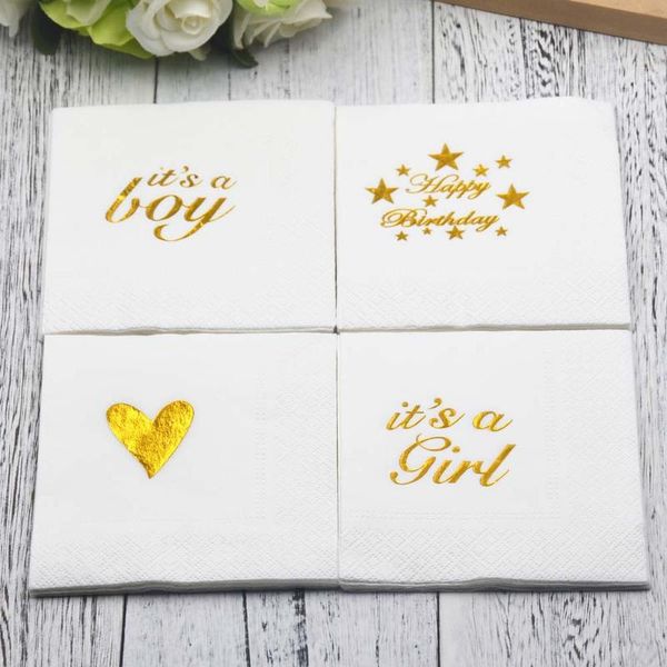 disposable dinnerware 5sheet/pack gold letter paper napkins wedding happy birthday party baby shower decoration tissue boy girl serviettes
disposable dinnerware 5sheet/pack gold letter paper napkins wedding happy birthday party baby shower decoration tissue boy girl serviettes