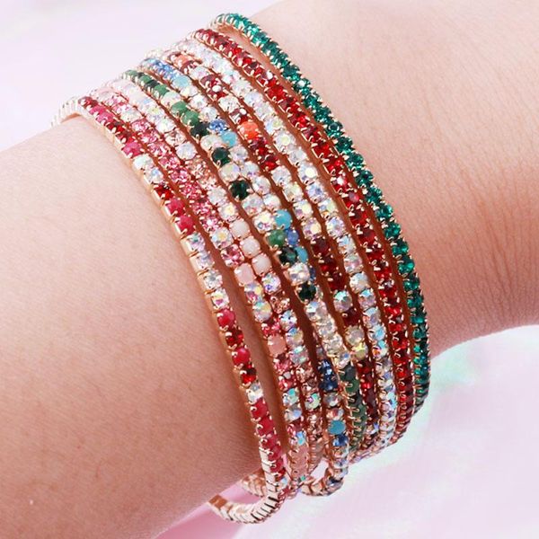 charm bracelets 5pcs/lot 2mm gold elastic crystal beads charming lovely bling rhinestones bracelet jewelry gift for girls, Golden;silver
charm bracelets 5pcs/lot 2mm gold elastic crystal beads charming lovely bling rhinestones bracelet jewelry gift for girls, Golden;silver