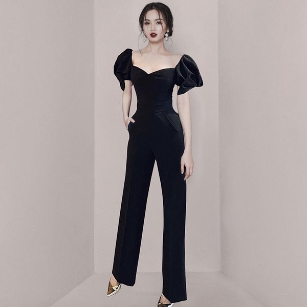 women puff bow jumpsuits ladies overalls short sleeve v-neck high waist slim black evening party jumpsuit rompers 210416, Black;white
women puff bow jumpsuits ladies overalls short sleeve v-neck high waist slim black evening party jumpsuit rompers 210416, Black;white