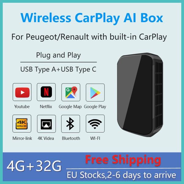 wireless carplay ai box supports youtube netflix video wifi gps, for 308 408 508 2008 4008 5008 with car dvd player
wireless carplay ai box supports youtube netflix video wifi gps, for 308 408 508 2008 4008 5008 with car dvd player