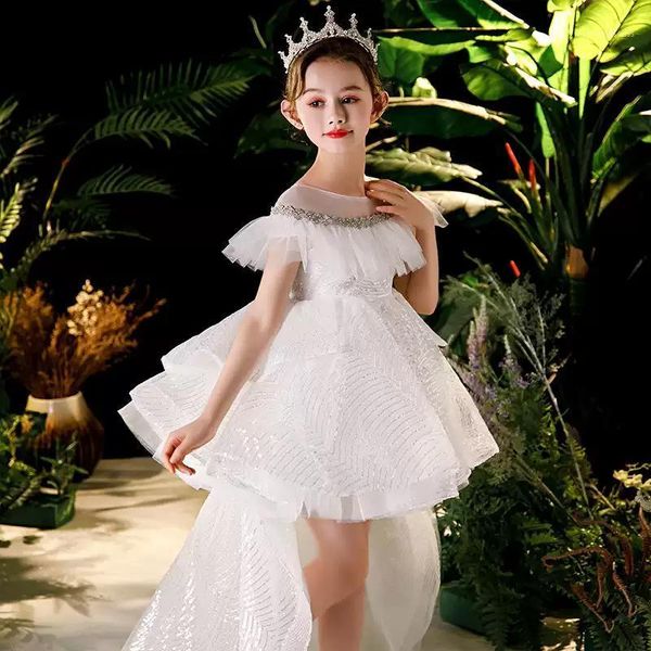 girl's dresses flower girl illusion crystal sequined o-neck short princess knee-length tulle lovely luxury white kids party gown h4451, Red;yellow
girl's dresses flower girl illusion crystal sequined o-neck short princess knee-length tulle lovely luxury white kids party gown h4451, Red;yellow