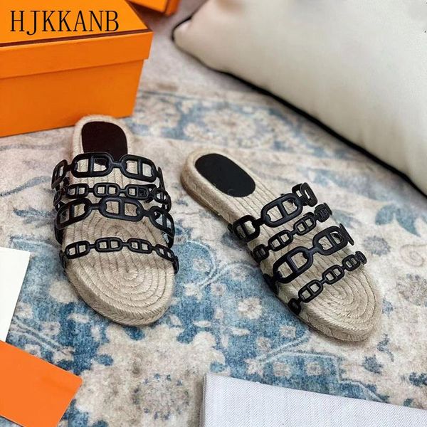 slippers weave soles beach shoes women chain design narrow bands fashion summer vacation, Black
slippers weave soles beach shoes women chain design narrow bands fashion summer vacation, Black