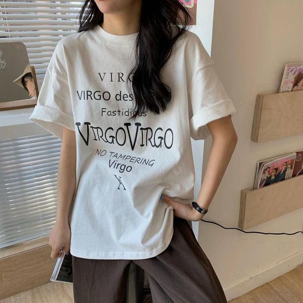 short sleeve cotton t-shirt female student college style round neck summer 2021 harajuku loose korean versatile women's, White
short sleeve cotton t-shirt female student college style round neck summer 2021 harajuku loose korean versatile women's, White