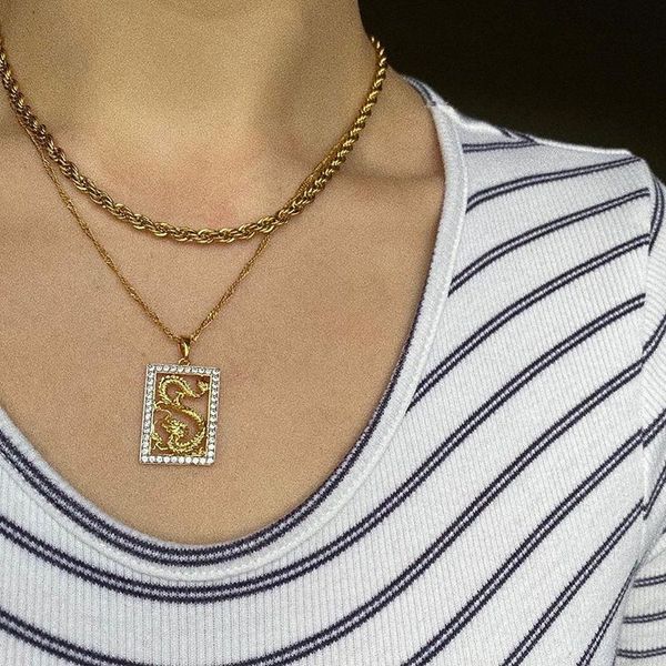 gold color dragon pendant geometric chain necklaces choker necklace mascot ornaments luxury jewelry women girls gift, Silver
gold color dragon pendant geometric chain necklaces choker necklace mascot ornaments luxury jewelry women girls gift, Silver